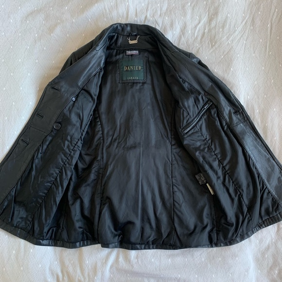 Black Leather Jacket - Women's - Danier - Genuine Leather - M - Picture 4 of 12